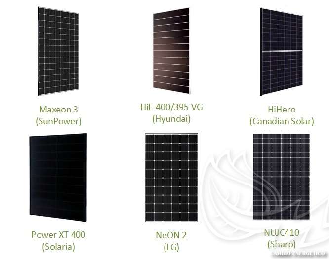 Comparativa de placas solares de alta eficiencia