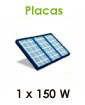 Placa solar policristalina de 150W. Fabricación Europea.