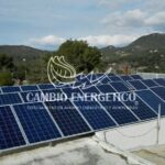 Instalación de placas solares en un supermercado de Ibiza