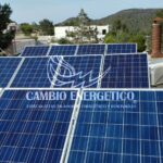 Instalación de placas solares en un supermercado de Ibiza