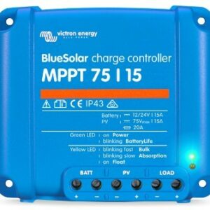 REGULADOR VICTRON MPPT BLUE SOLAR 75/15 12/24V 15 Ah.