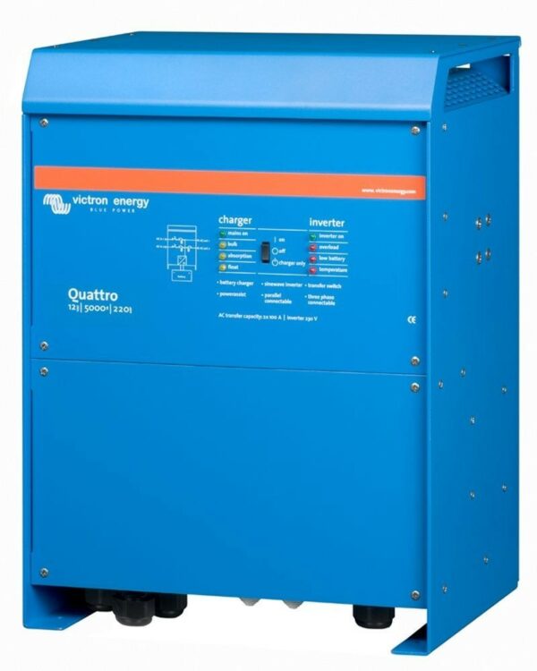 INVERSOR CARGADOR VICTRON QUATTRO 5000 24V