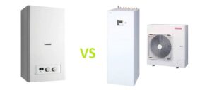Aerotermia Vs calefacción de gas natural