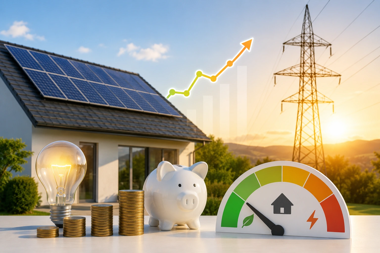 Ahorro tarifa eléctrica con placas solares