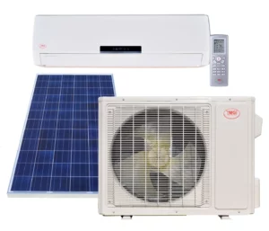 Aire acondicionado con placas solares