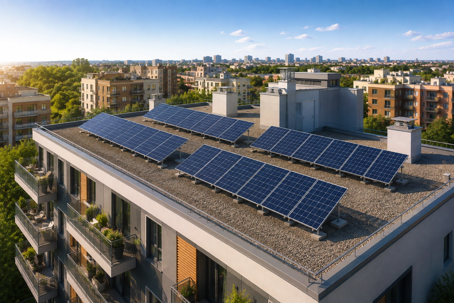 Alquiler de cubierta en comunidades de vecinos para placas solares