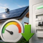 Bajar la potencia contratada con placas solares