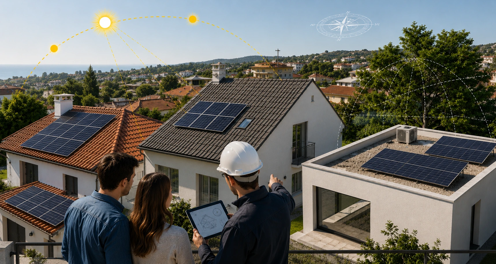 Casa apta para instalar paneles solares