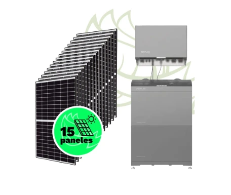 Kit Ecoflow Power Ocean Trifásico 15 paneles