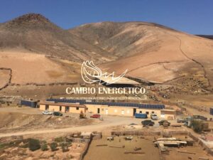 Instalación solar aislada de la red Canarias