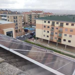 Imagen de una instalación fotovoltaica en una Comunidad Energética