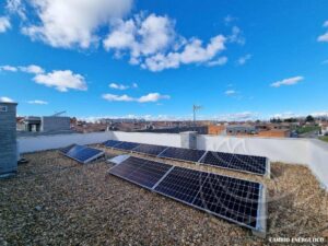 Instalación de autoconsumo fotovoltaico en una vivienda de Valladolid
