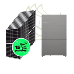Kit solar con batería Ecoflow y 15 paneles