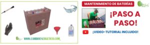 mantenimiento baterías solares