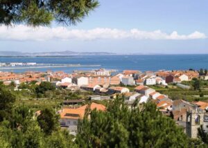 Vista de Cambados, provincia de Pontevedra, lugar ideal para instalar paneles solares