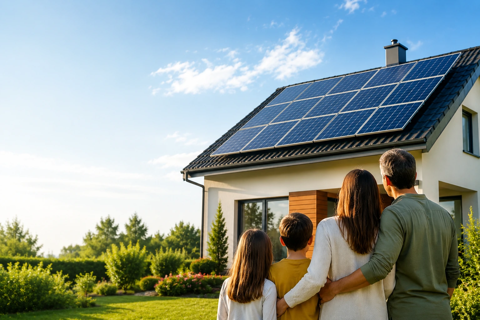 Placas solares para casa de 4 personas