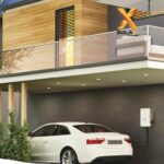 Vivienda con cargador inteligente de vehículo eléctrico SolaX