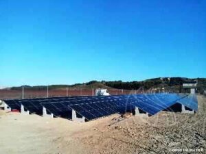 Instalación de autoconsumo fotovoltaico en suelo