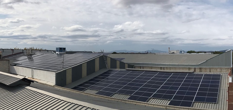 instalación de autoconsumo industrial