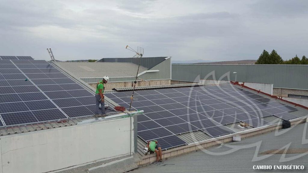Instalación autoconsumo industrial en La Serena