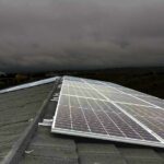Producción fotovoltaica en día nublado