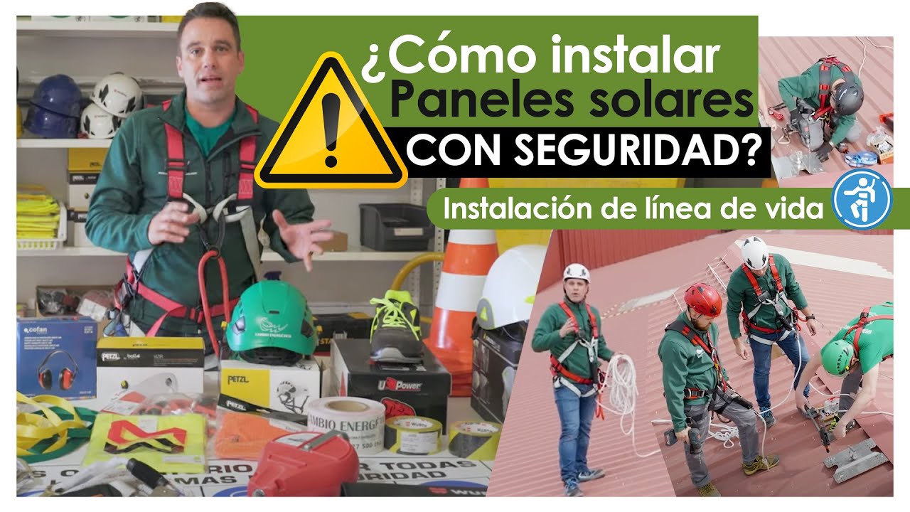 ¿Qué medidas de seguridad debe haber en una instalación fotovoltaica?