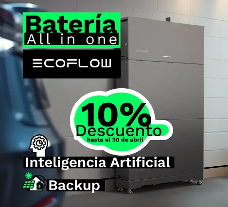 Descuento 10% batería para paneles solares EcoFlow Power Ocean