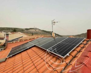Instalación de autoconsumo en un pueblo de Valladolid