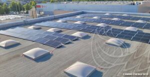 Instalación fotovoltaica en un centro deportivo de zaragoza