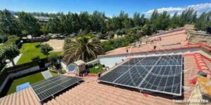 Instalación de placas solares en las Rozas