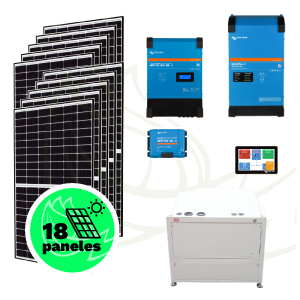 Kit solar vivienda aislada premium.