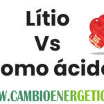 bateria de litio bateria de plomo ácido