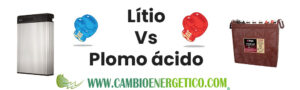 bateria de litio bateria de plomo ácido
