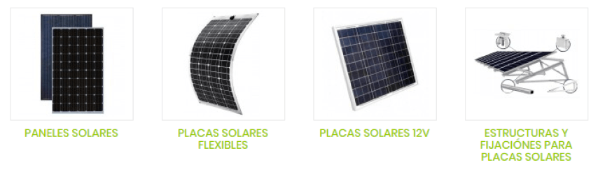 tipos placas solares