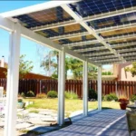 Pérgola fotovoltaica
