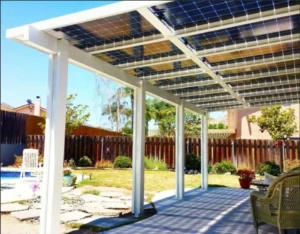 Pérgola fotovoltaica