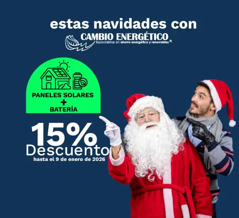 15% descuento en tu instalación de paneles solares con batería