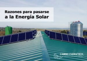razones para pasarse a la energía solar