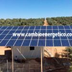 Bombeo solar en olivar de Jaen