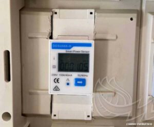 Contador de energía para autoconsumo con batería